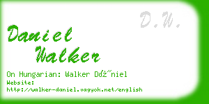 daniel walker business card